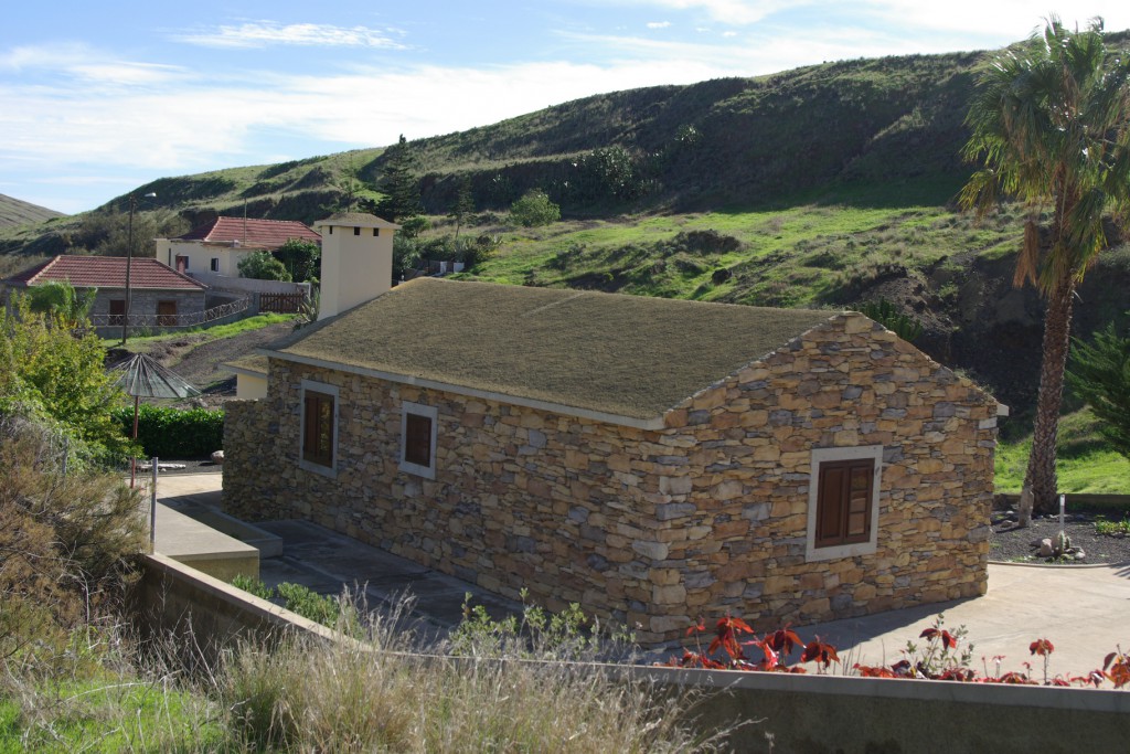 Ett traditionellt hus här på Porto Santo.