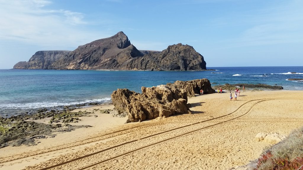 Västra udden på Porto Santo.